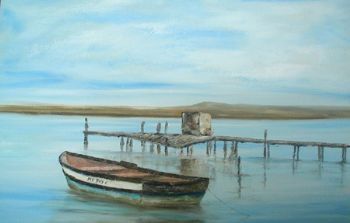 "Jetty and boat"