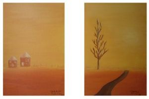 "Road to Winter (Set of 2)"