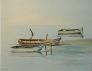 "Boats on lagoon RESERVED"