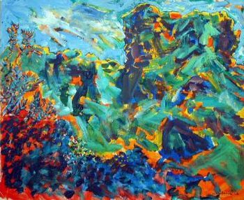 "Table Mountain from Kirstenbosch 2"