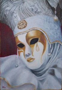 "White Venetian Mask"