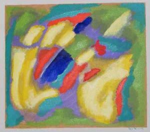 "Explosion in Yellow Red Blue Green"