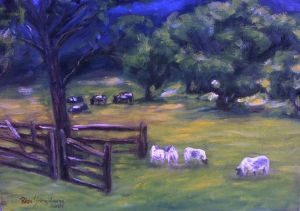 "Grazing Farm Animals"