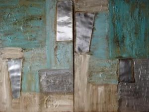 "Green Abstract 1&2"