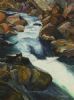 "Little waterfall and rocks"