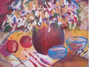 "blue bowls"