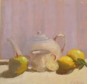 "Still Life with Lemons and Teapot"