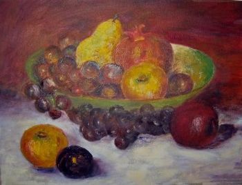 "Bowl with Fruit"