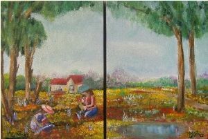 "Spring Splendour - Diptych "