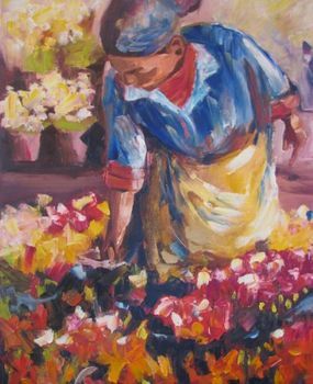 "Flower girl of Adderley street nr 2"