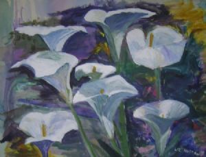 "Eight White Lilies"