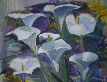 "Eight White Lilies"