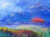 "Sunset and Blue Sky"