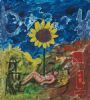 "Woman with Flower"