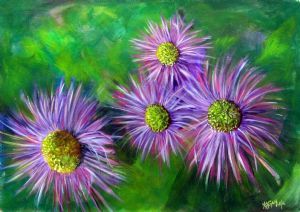 "Lilac Spikey Flowers"