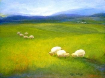 "sheep in green pasture"