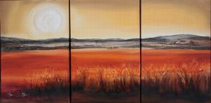 "Glowing field"