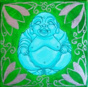 "Maitreya on Green"