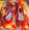 "Red dancing shoes"