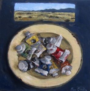 "Paint Tubes With Landscape"