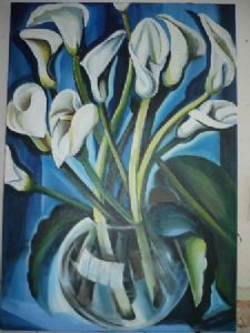"Lilies in Blue"