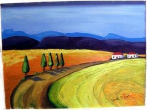 "Orange Landscape 3"