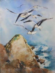 "Flying Gulls, Conical Koppie"