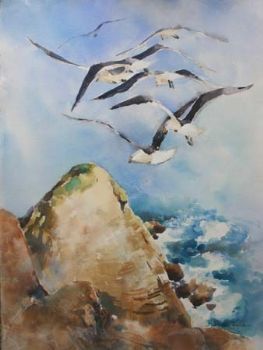 "Flying Gulls, Conical Koppie"