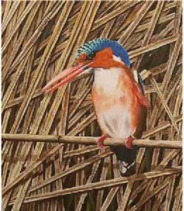 "410 Malachite in the reeds"