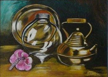 "Copper Kettle Still Life"