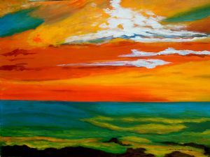 "Swamp Sunset Colors"