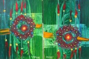 "Festive Memories Diptych"