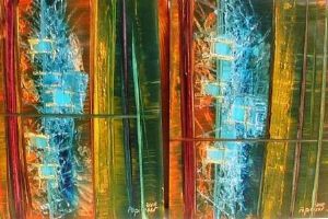 "Kalahari nights Diptych"