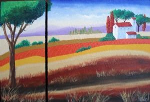"Silence landscape- 2piece"