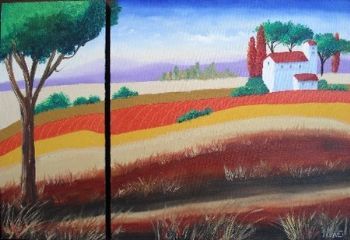 "Silence landscape- 2piece"