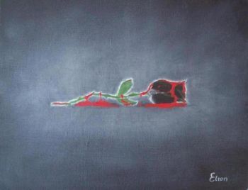 "A Rose in black"