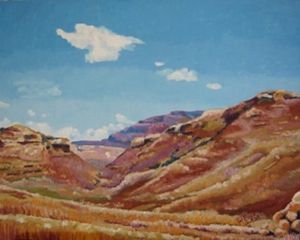 "Entering the Mountains - Kestel Area"