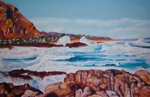 "Hermanus - Rough Seas"