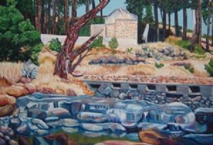 "Derelict Building in a Gulley"