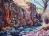 "Rockface in Bethlehem Gorge"