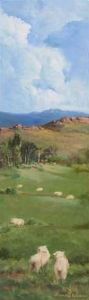 "Sheep Grazing in the Wheatfields"