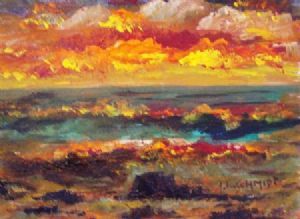 "Fiery Indian Ocean Sunrise"