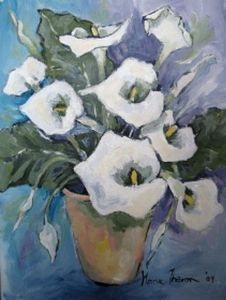 "Spring Bouquet of Arum Lilies"