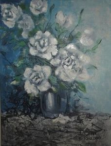 "Roses in blue mood"
