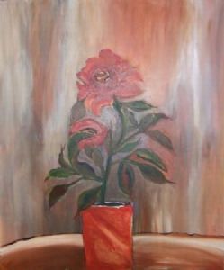 "Rustic Ceramic Flower"