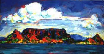 "Clouds over table Mountain"