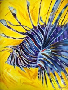 "yellow lionfish"
