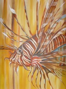 "orange lionfish"