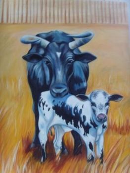 "nguni mom and baby 2"