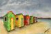 Beach Huts on the Sand